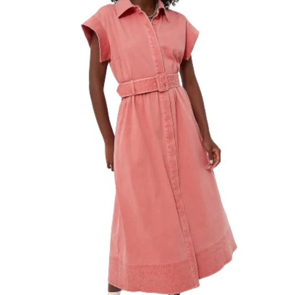 Tuckernuck x Murray's Toggery stretch twill Chloe Dress Nantucket Red SMALL